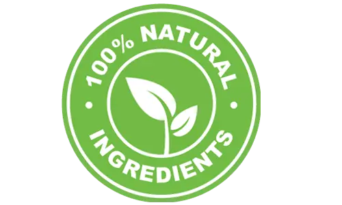 100% All Natural product badge